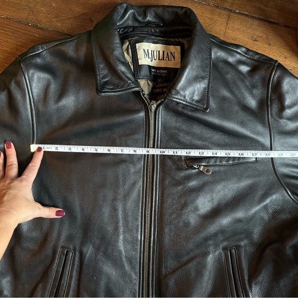Wilson’s leather jacket - M. Julian mens - Picture 11 of 12